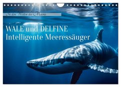 Cover Wale und Delfine - Intelligente Meeressäuger (Wandkalender 2026 DIN A4 quer), CALVENDO Monatskalender