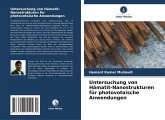 Untersuchung von Hämatit-Nanostrukturen für photovotaische Anwendungen