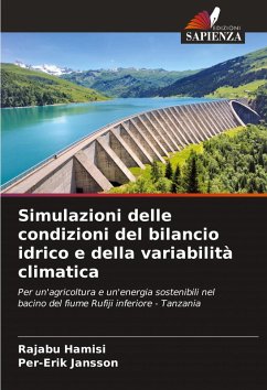 Simulazioni delle condizioni del bilancio idrico e della variabilità climatica Cover Simulazioni delle condizioni del bilancio idrico e della variabilità climatica