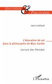 L'éducation de soi dans la philosophie de Marc-Aurèle