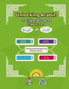 Cover Unlocking Arabic Tracing Arabic Quran Chapters 8-9 (Left to Right Edition)