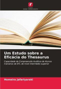 Cover Um Estudo sobre a Eficácia do Thesaurus