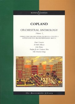 Cover Orchestral Anthology vol.1 Piano Concerto, El Salón Mexico, John Henry Fanfare for the common Man, Old American Songs