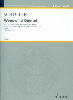 Cover Woodwind Quintet für Flöte, Oboe, Klarinette in A, Fagott und Horn Stimmen