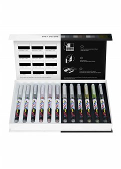 KARIN Marker PIGMENT decobrush Grey Colors Collection, 12er Set