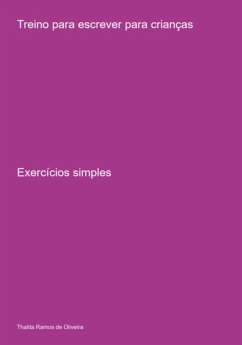 Cover Treino Para Escrever Para Crianças (eBook, ePUB)