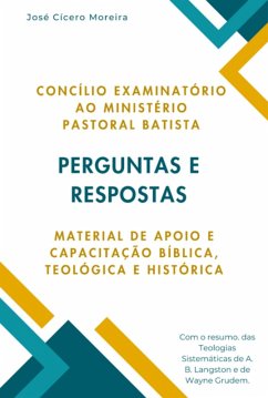 Cover Material De Apoio E Capacitação Para O Concílio Examinatório Ao Ministério Pastoral Batista (eBook, ePUB)