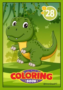 Cover Dinosaur Coloring Book (eBook, ePUB)