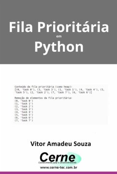 Implementando Fila Prioritária Em Python (eBook, PDF) - Souza, Vitor Amadeu