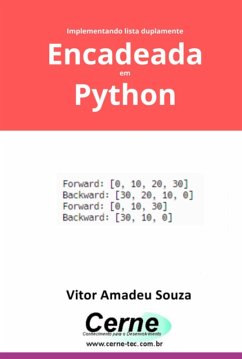 Implementando Lista Duplamente Encadeada Em Python (eBook, PDF) - Souza, Vitor Amadeu