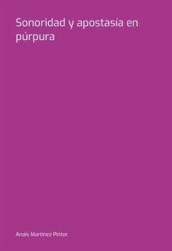 Cover Sonoridad Y Apostasía En Púrpura (eBook, PDF)