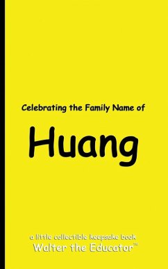 Cover Celebrating the Family Name of Huang