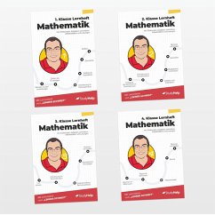 Cover Mathe Lernhefte Set (Klasse 1 bis 4) für die Grundschule von Lehrer Schmidt