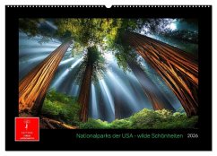 Cover Nationalparks der USA - wilde Schönheiten (Wandkalender 2026 DIN A2 quer), CALVENDO Monatskalender