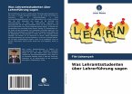 Was Lehramtsstudenten über Lehrerführung sagen