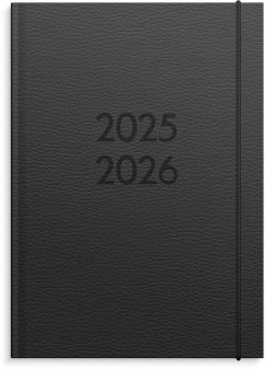 Cover Burde Senator A5 Vega Schwarz Schülerkalender 2025/2026