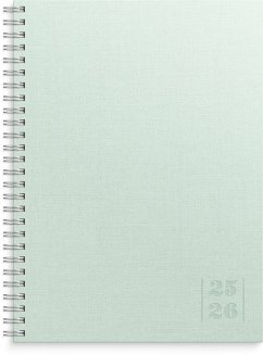 Cover Burde Senator A5 Textil Grün Schülerkalender 2025/2026