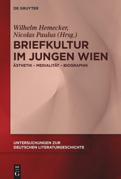 Cover Briefkultur im Jungen Wien