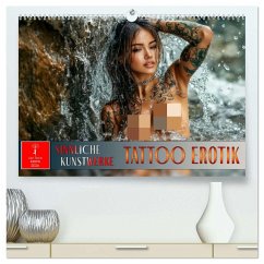 Cover Tattoo Erotik - Sinnliche Kunstwerke (hochwertiger Premium Wandkalender 2026 DIN A2 quer), Kunstdruck in Hochglanz