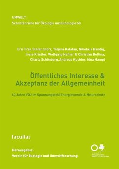 Öffentliches Interesse & Akzeptanz der Allgemeinheit - Frey, Eric; Hampl, Nina; Storr, Stefan; Katalan, Tatjana; Handig, Nikolaus; Kristler, Irene; Hafner, Wolfgang; Bellina, Christian; Schönberg, Charly; Kuchler, Andreas