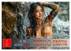 Cover Tattoo Erotik - Sinnliche Kunstwerke (Wandkalender 2026 DIN A2 quer), CALVENDO Monatskalender