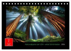 Cover Nationalparks der USA - wilde Schönheiten (Tischkalender 2026 DIN A5 quer), CALVENDO Monatskalender