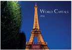 World Capitals Kalender 2026 - Wandkalender   Fotokalender Städte 24x35cm - mit den wichtigsten Hauptstädten weltweit.