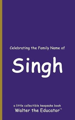 Cover Celebrating the Family Name of Singh