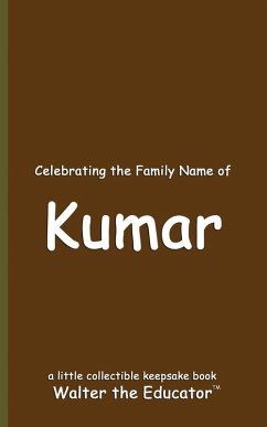 Cover Celebrating the Family Name of Kumar