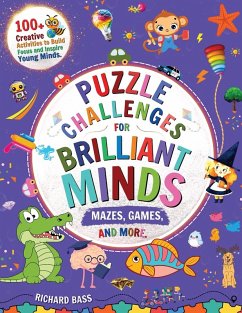 Cover Puzzle Challenges for Brilliant Minds Mazes, Games, and More