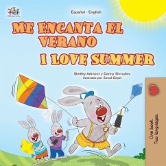 Cover I Love Summer (Spanish English Bilingual Children's Book)
