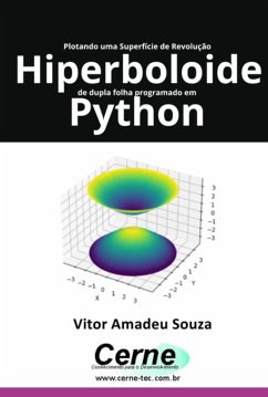 Plotando Uma Superfície De Revolução Hiperboloide De Dupla Folha Programado Em Python (eBook, PDF) - Souza, Vitor Amadeu