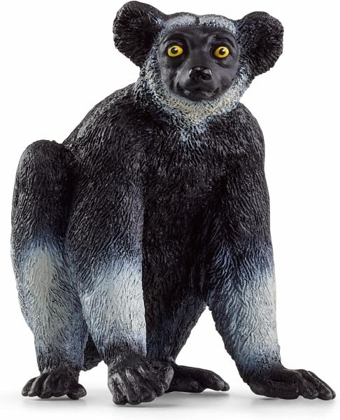Schleich 14877 - Wild Life, Indri, Lemur, Primaten-Tierfigur, Höhe: 5,5 cm - Schleich