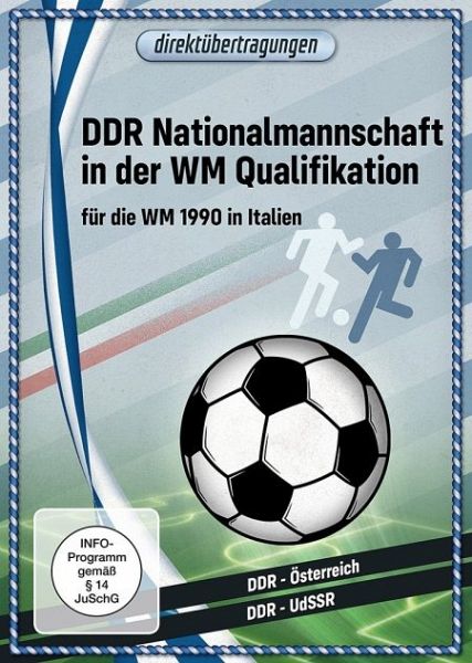 Direktübertragungen - DDR Nationalmannschaft in der WM-Qualifikation zur WM 1990 in Italien