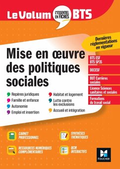 Le Volum' BTS - Mise en oeuvre des politiques sociales - 7e édition - Révision (eBook, ePUB) - Chevreux, Vincent; Ehrhard, Maud; Godiard, Benoit; Hontebeyrie, Juliette; Lescarcelle, Patrick; Rauscher, Dominique