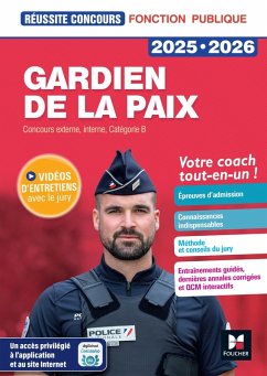 Cover Réussite Concours - Gardien de la paix - 2025-2026- Préparation complète (eBook, ePUB)