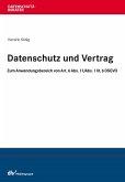 Datenschutz und Vertrag (eBook, PDF) Datenschutz und Vertrag (eBook, PDF)