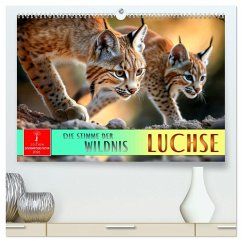 Luchse - die Stimme der Wildnis (hochwertiger Premium Wandkalender 2026 DIN A2 quer), Kunstdruck in Hochglanz Luchse - die Stimme der Wildnis (hochwertiger Premium Wandkalender 2026 DIN A2 quer), Kunstdruck in Hochglanz