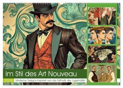 Cover Im Stil des Art Nouveau (Wandkalender 2026 DIN A2 quer), CALVENDO Monatskalender