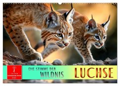 Cover Luchse - die Stimme der Wildnis (Wandkalender 2026 DIN A2 quer), CALVENDO Monatskalender