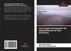 Cover Civil legal framework for digitalization of the economy