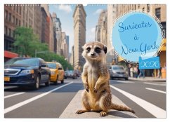 Cover Suricates à New York (Calendrier mural 2026 DIN A2 vertical), CALVENDO calendrier mensuel