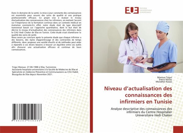 Niveau d'actualisation des connaissances des infirmiers en Tunisie