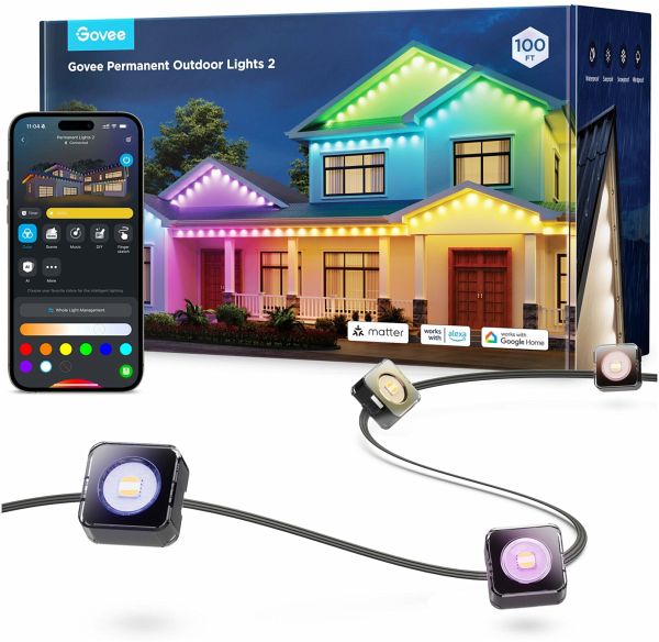 Govee - Permanent Outdoor Lights 30 Meter Govee - Permanent Outdoor Lights 30 Meter