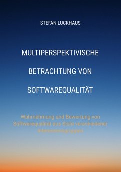 Cover Multiperspektivische Betrachtung von Softwarequalität (eBook, ePUB)