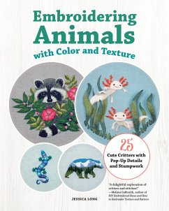 Embroidering Animals with Color and Texture (eBook, ePUB) - Long, Jessica