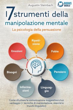 I 7 strumenti della manipolazione mentale - La psicologia della persuasione: Come sfruttare la comunicazione suggestiva a tuo vantaggio (+ tecniche di manipolazione, esercizi e trucchi linguistici) (eBook, ePUB) - Steinbach, Augustin