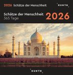 Schätze der Menschheit - KUNTH 365-Tage-Abreißkalender 2026