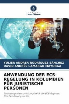 Cover ANWENDUNG DER ECS-REGELUNG IN KOLUMBIEN FÜR JURISTISCHE PERSONEN