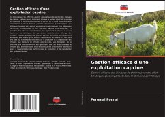 Gestion efficace d'une exploitation caprine - Ponraj, Perumal
